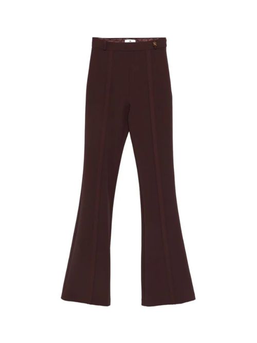 LOGO CHARM PANTS ELISABETTA FRANCHI | PA16961E2644 cacao